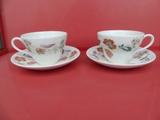 Ikea Marcella Marsella 2 Milchkaffeetassen ( Kaffeetassen groß ) 2 Untertassen