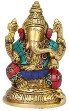 5 Zoll Messing Lord Ganesha