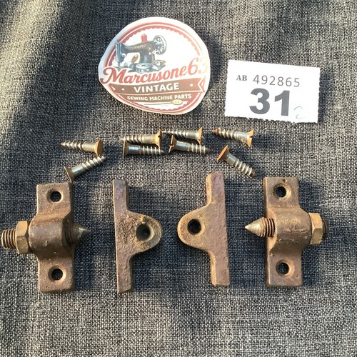 Vintage gusseisen singer - vintage,