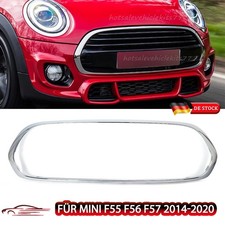 Für MINI F55 F56 F57 2014-2020 Rahmen Ziergitter Blende Front Kühlergrill Chrome