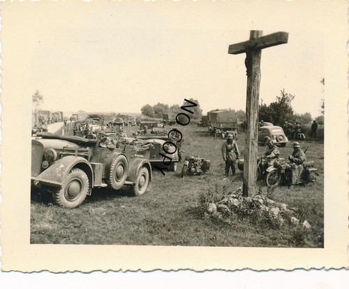 Wk2 foto wehrmacht kolonne - wk2,