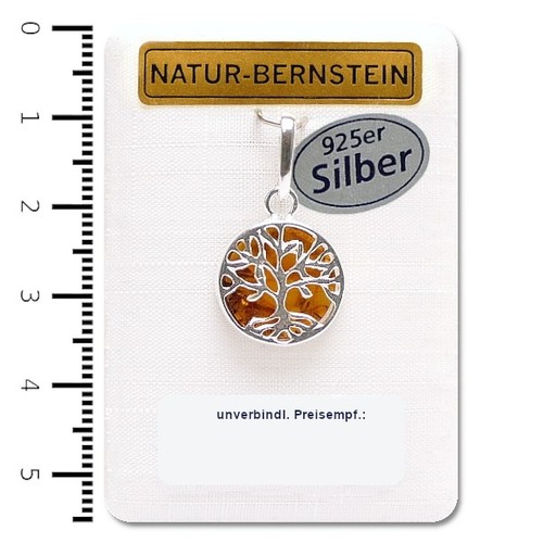 Bernstein anhänger lebensbaum - anhänger,