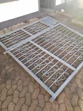 Schweres Eisentor Gartentor Zaun Eisenzaun verzinkt