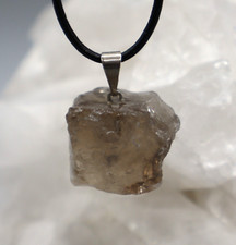 RAUCHQUARZ Anhänger Rohstein