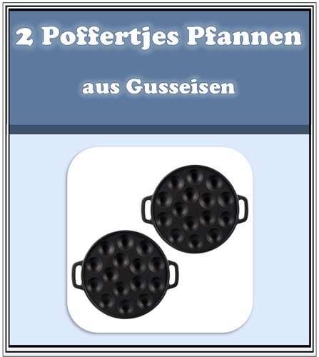 Poffertjespfanne - 2x,