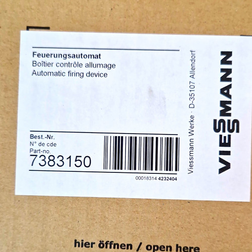 Viessmann feuerungsautomat - viessmann,