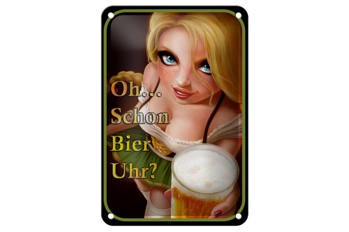 Blechschild spruch 12x18 - blechschild,
