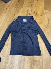 Orsay Bolero Jacke Gr. S Grau Kunstleder Wild Leder Anthrazit Jäckchen