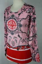 Damen Pullover Pulli Oberteil rosa maritim Viskose OVANTI Gr.38,40,42,46,48