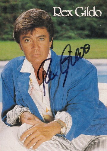 Autogramm rex gildo - autogramm,
