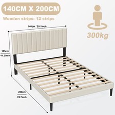 Bettrahmen 90/140/160cm