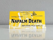 ✅ Konzertkarte NAPALM DEATH
