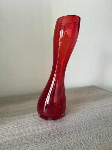 Rote glasvase leonardo - rote,