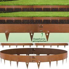 Rasenkante mit Spitzen