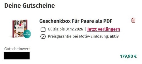 Mydays gutschein für - paare, |