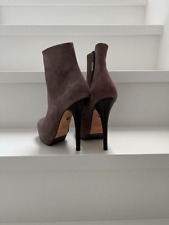 NEU Edle Buffalo Leder Stiefeletten High Heels Stiletto Stiefel Booties Buffalos