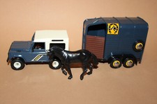 Britains  9650  1:32  Land Rover mit Pferde Anhänger ohne OVP 80er