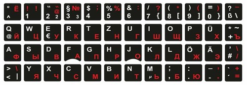 Tastaturaufkleber
