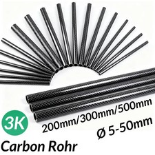 Carbon Rohr Ø 5-50mm / CFK