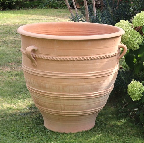 Xxl terracotta pflanzgefäß - terracotta,