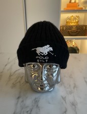NEU Polo Sylt 100% Kaschmir Cashmere schwarze Mütze Beanie