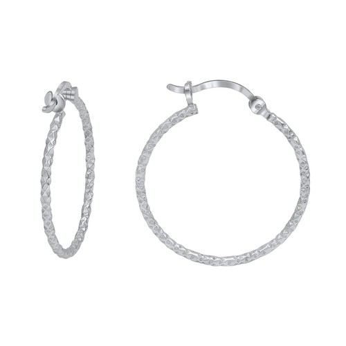 Creolen diamantiert mm - creolen,