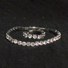 Strassschmuck Armband & Ring Set