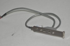 2-Port FireWire 6-Pol Blende Bracket Adapter Erweiterung Slot Slotblende
