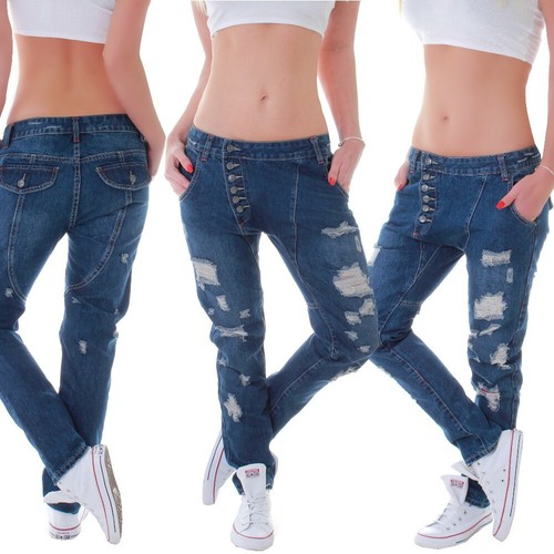 Damen boyfriend jeans hüft - boyfriend,