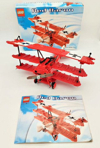Lego 10024 red baron - baron, box
