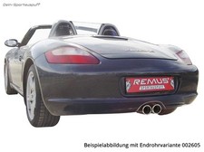 Remus Anlage ab Vor-Kat Porsche Boxster+Cayman inkl. S Typ 987 VFL 2x90mm
