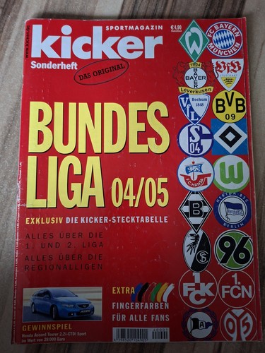 Kicker sonderheft bundesliga - sonderheft,