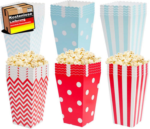 Popcorn boxen stück - popcorn-boxen, 30