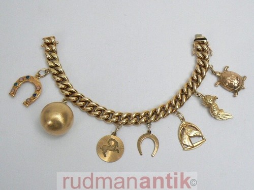 Schweres bettelarmband gold - schweres,