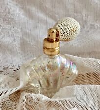 Vintage Parfumflasche mit Zerstäuberpumpe Glas Flacon ca. 1950er-1960er