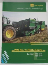WM Kartoffeltechnik WM 6000 Oareiher Erdepfevoiarner Prospekt in boarisch ( R46)