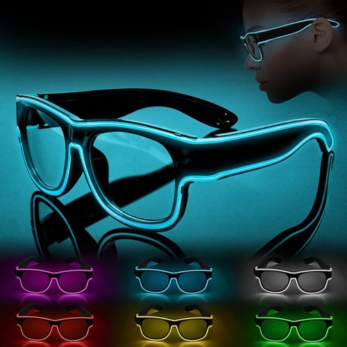Led leuchtbrille blau kabellos - leuchtbrille,