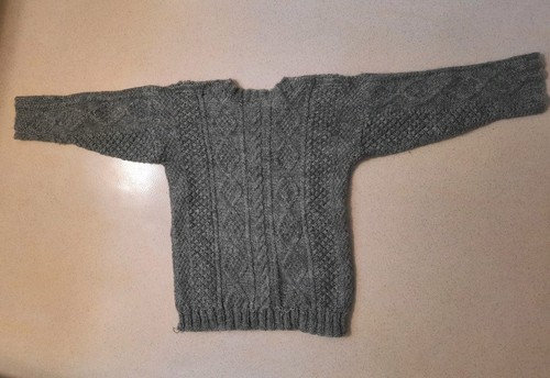 Handgestrickter wollpullover - handgestrickter,