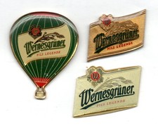 🍺Pin-Konvolut 3 Bier Beer Cerveza Pins Wernesgrüner Brauerei Rarität🍻