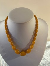 Vintage Kette aus  Bakelit / Bernstein aus Erbe