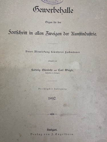Gewerbehalle organ für - gewerbehalle.,