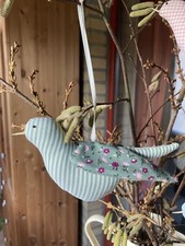 Vogel, Stoffvogel Tilda, Geschenkanhänger, Sommerdeko, Dekovogel, Taube