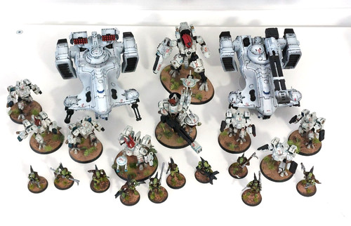40k tau armee bemalt - tau, bemalt.