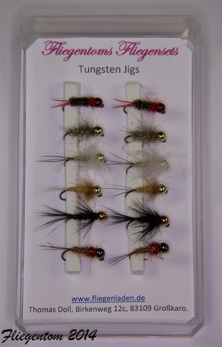 Fliegenset tungstenjigs - fliegenset,