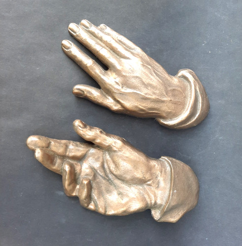 S13 bronce hände - hände, paar