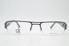 Brille Calvin Klein ck5285 Metallic Schwarz Halbrand Brillengestell Neu