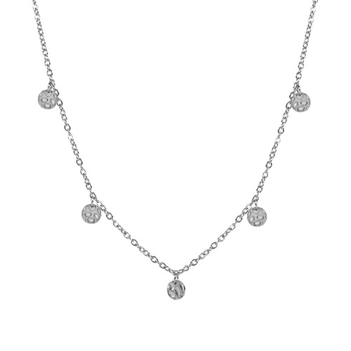 Damen kette mit plättchen - kette,