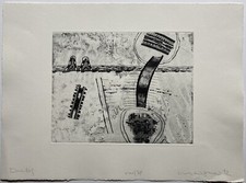 Michael Morgner, Dialog, 1974, Grafik, Radierung, signiert