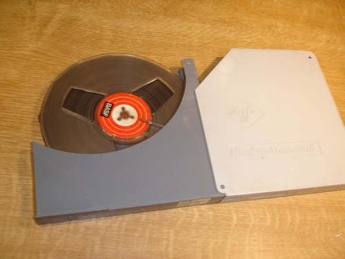 Tonbandspule 15cm band u - band,