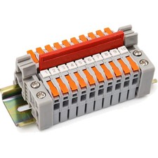 Reihenklemmen Hutschiene 10